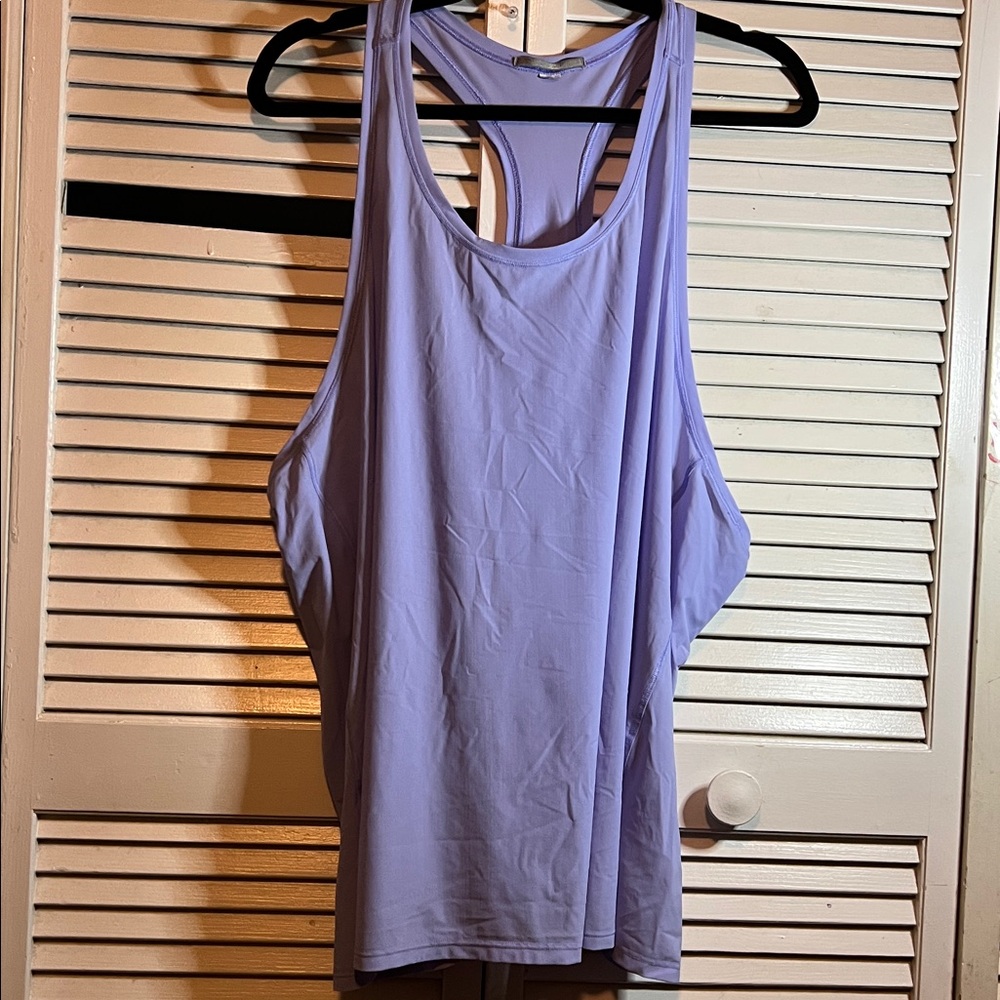 Athleta Victorian Periwinkle Racerback Tank Top-Ultimate Train Tank Plus Size 3x